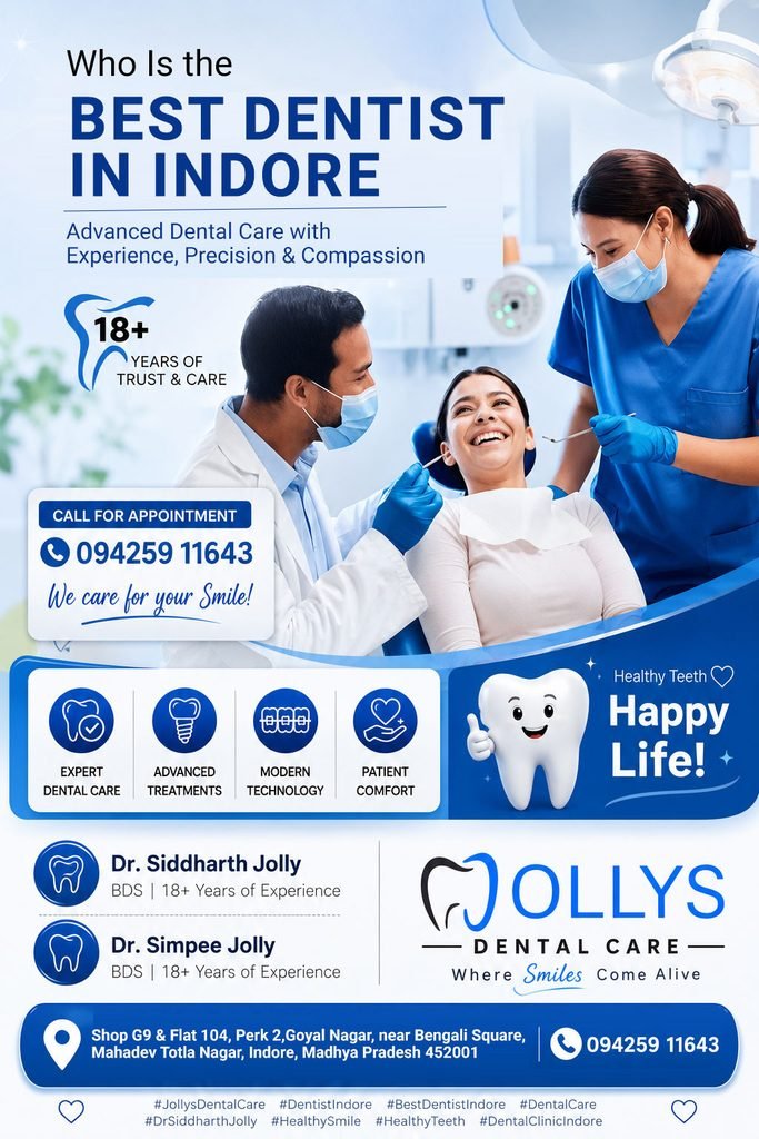 Who Is the Best Dentist in Indore? | Dr. Siddharth Jolly | Jollys Dental Care